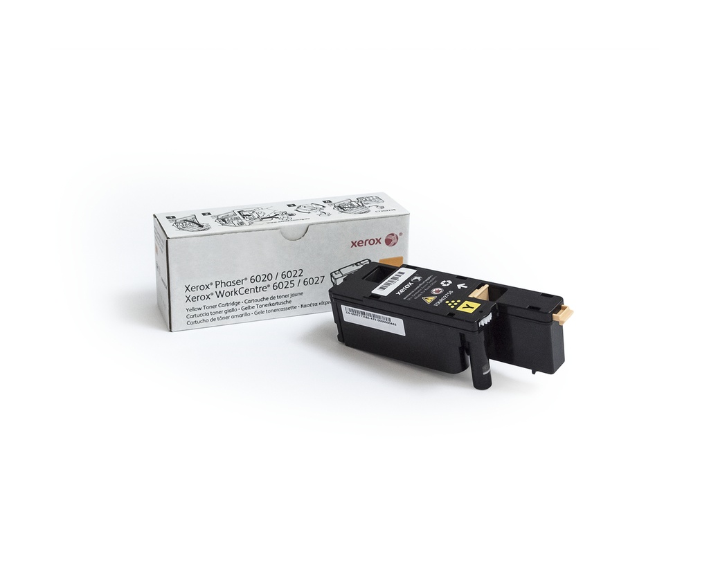 [120077440561] Xerox Phaser 6020/6022 WorkCentre 6025/6027 Standaardcapaciteit tonercartridge, geel (1.000 pagina's)