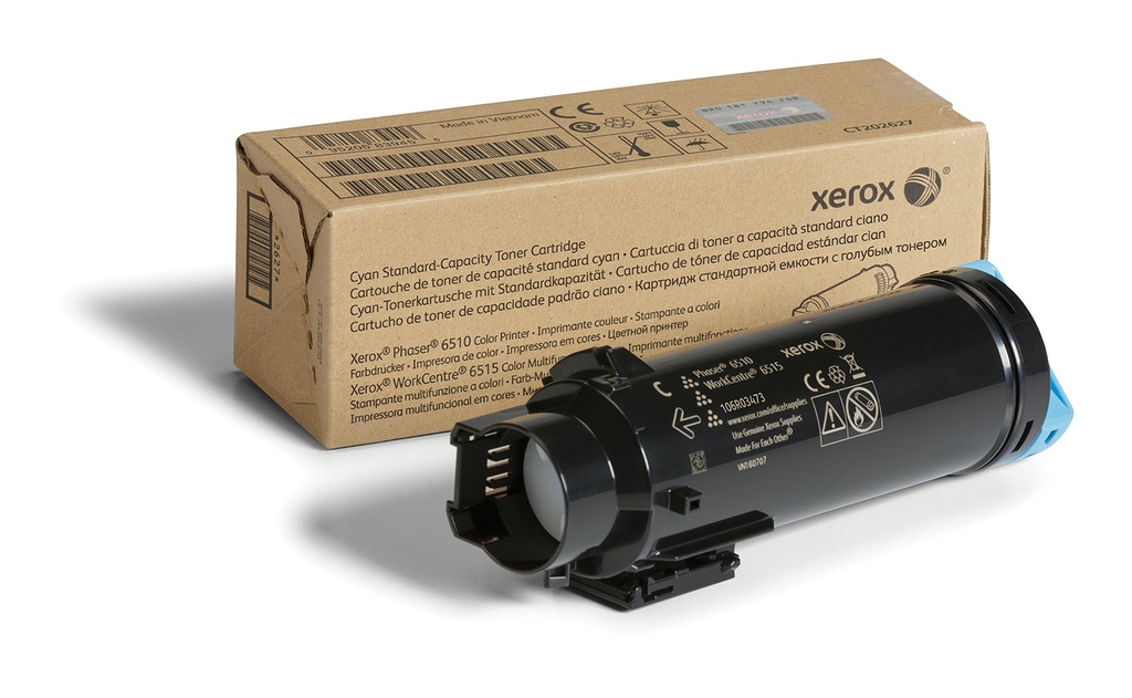 [120077440594] Xerox Phaser 6510 / WorkCentre 6515 Standaard tonercartridge cyaan, (1.000 pagina's)
