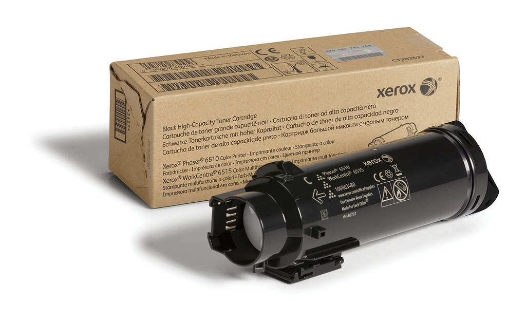 [120077440597] Xerox WorkCentre 6515, Phaser 6510 Tonercartridge met hoge capaciteit, Zwart (5500 pagina's)