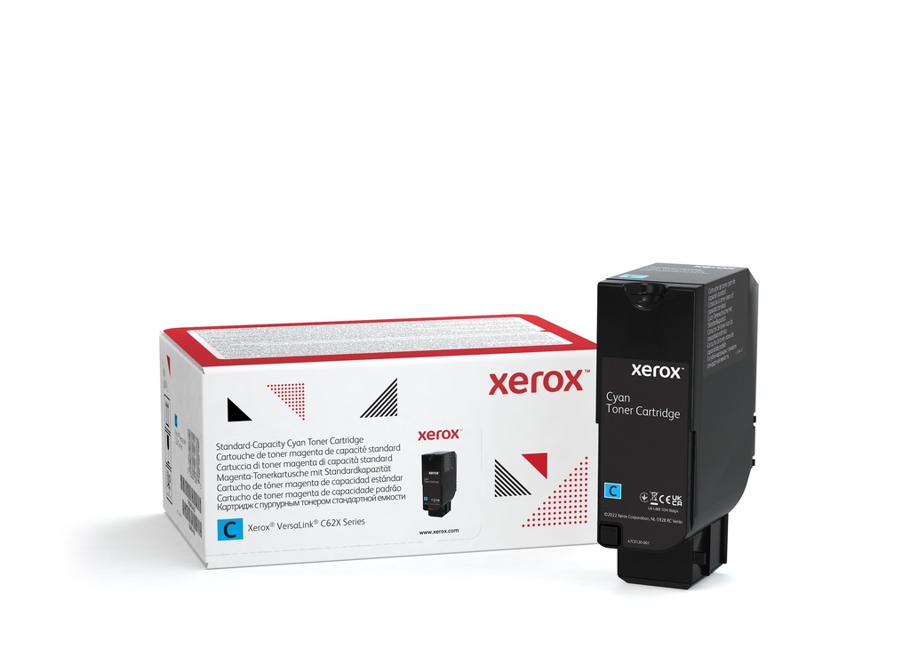 [120077440832] Xerox VersaLink C620 / C625 cyaan standaard tonercartridge (6.000 pagina's)