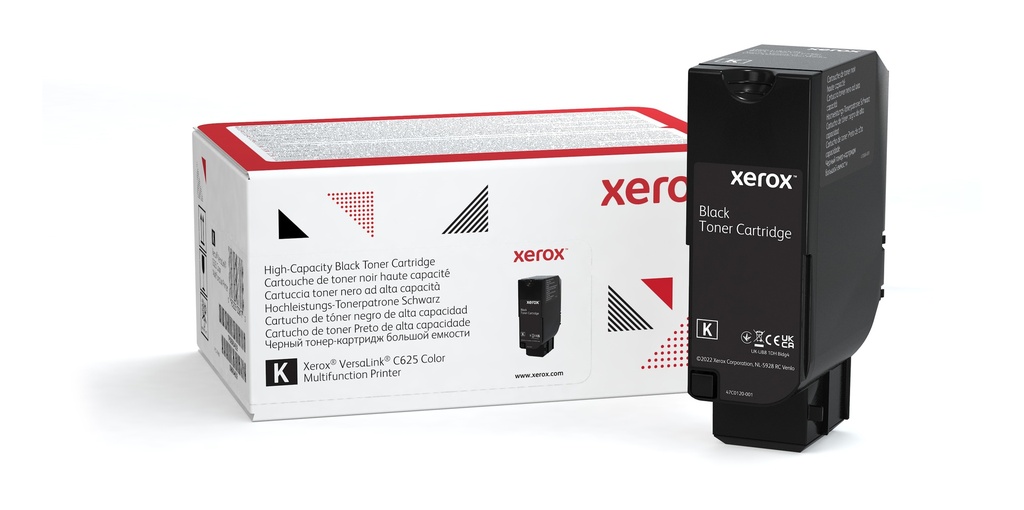 [120077440835] Xerox VersaLink C625 zwarte tonercartridge met hoge capaciteit (25.000 pagina's)