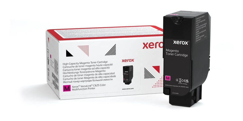 [120077440837] Xerox VersaLink C625 magenta tonercartridge met hoge capaciteit (16.000 pagina's)