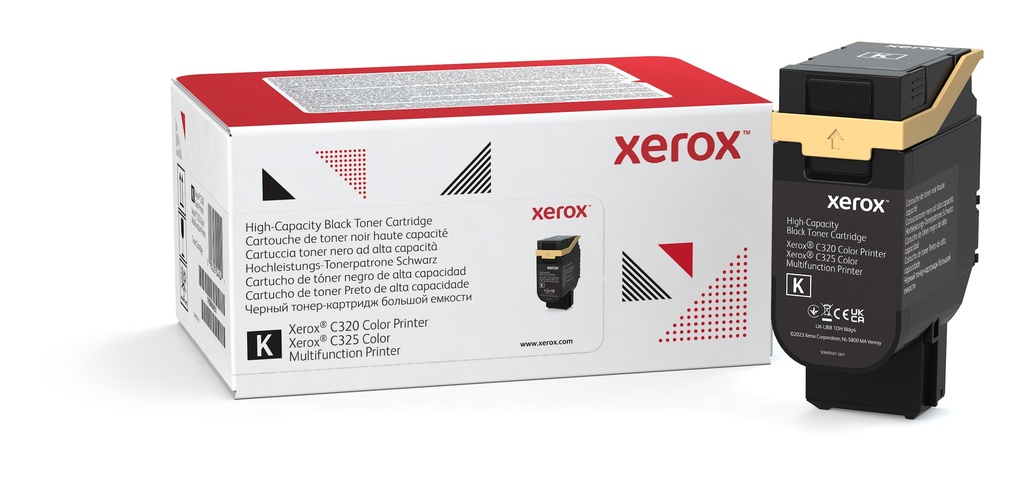 [120077440859] Xerox C320/C325 hoge capaciteit tonercassette, zwart (8.000 pagina's)
