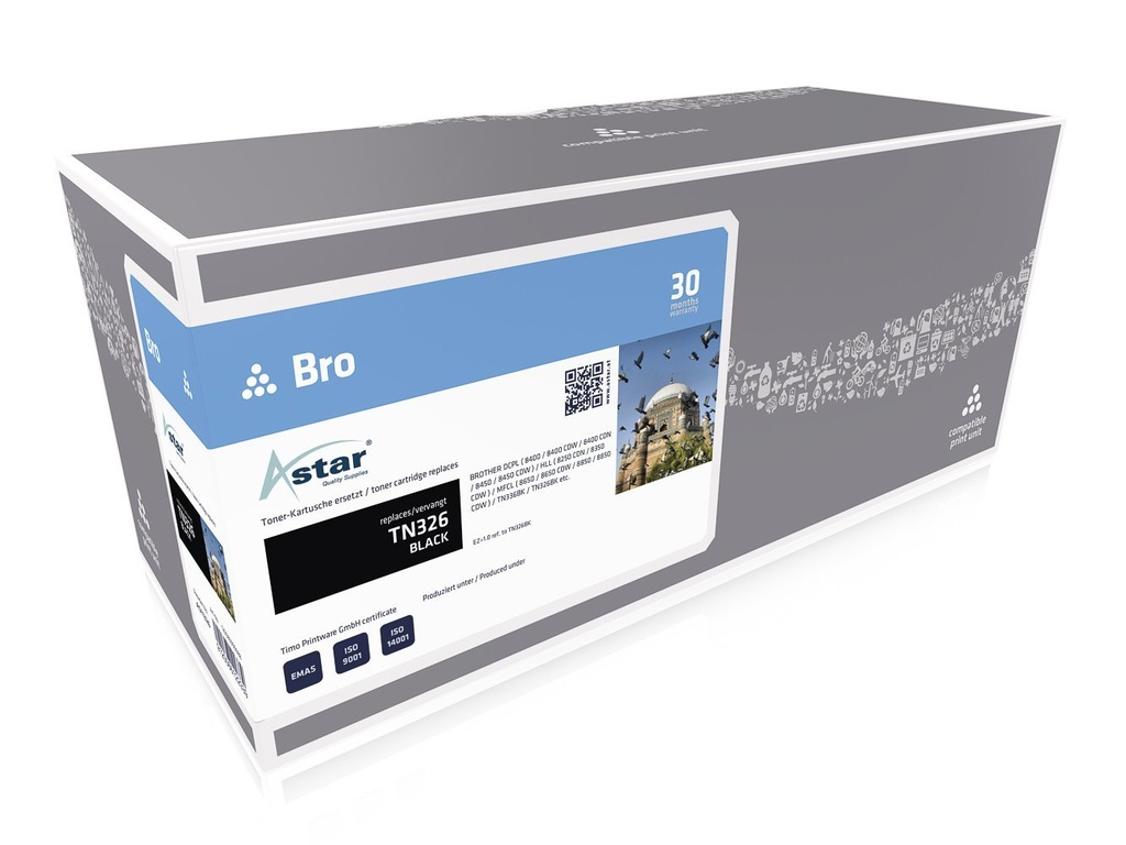 Astar AS11326 tonercartridge 1 stuk(s) Zwart