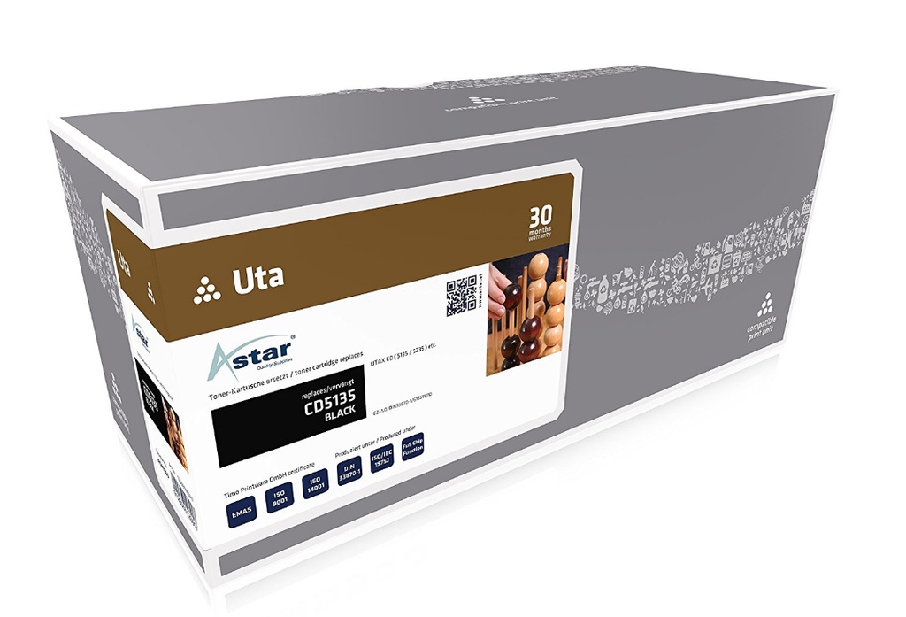 Astar AS10163 tonercartridge 1 stuk(s) Zwart