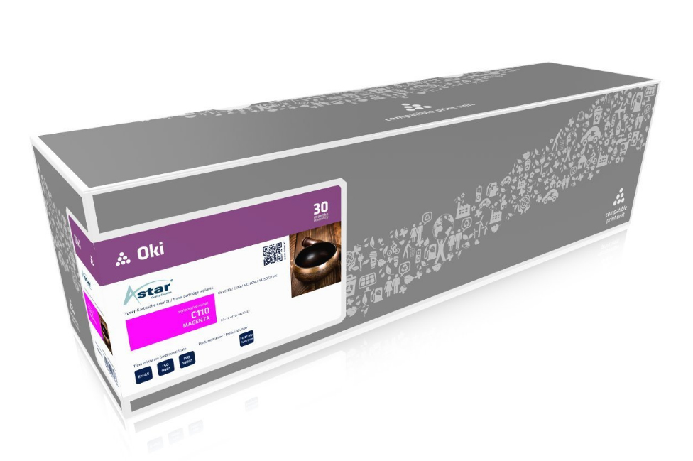 [120085990725] Astar AS12110 tonercartridge 1 stuk(s) Magenta