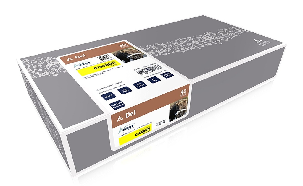 Astar AS13266 tonercartridge 1 stuk(s) Geel