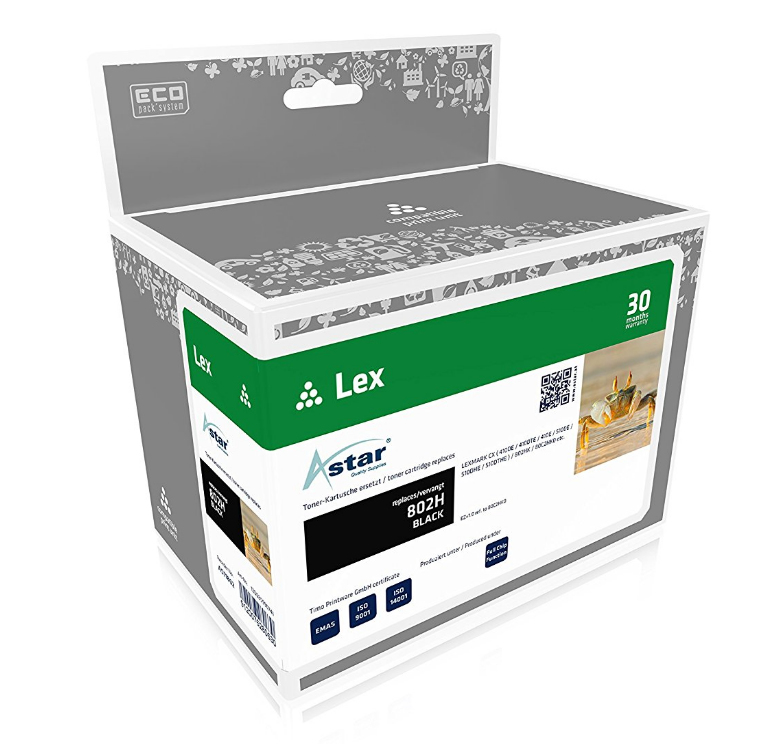 [120085990741] Astar AS11802 tonercartridge 1 stuk(s) Zwart