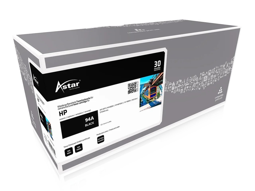 ASTAR AS20187 ASTAR HP 94A LJ PRO cartridge
