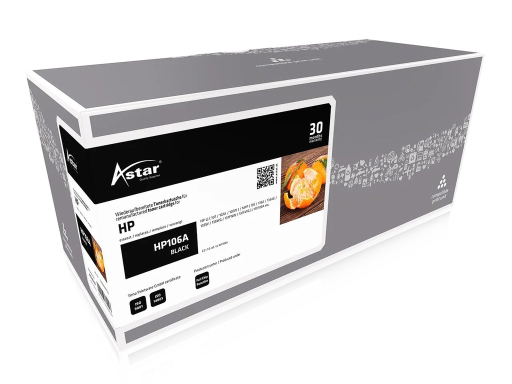 ASTAR AS20244 ASTAR HP 106A LJ toner black