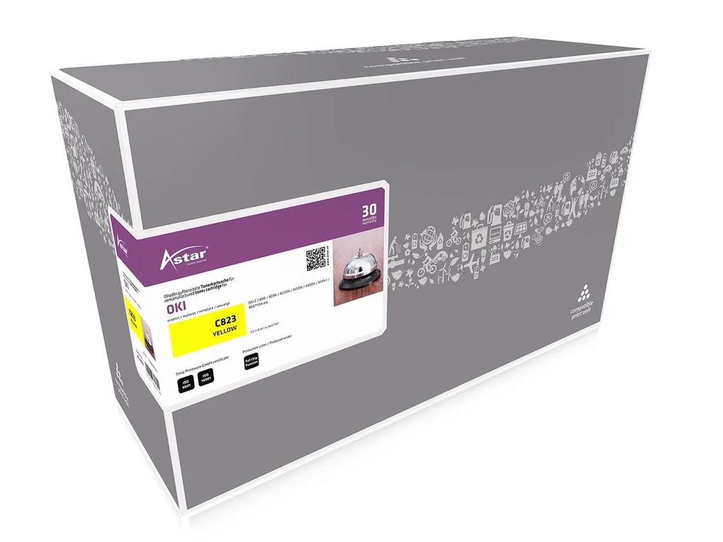 [120085991143] ASTAR AS20267 ASTAR OKI 46471101 C8xx toner