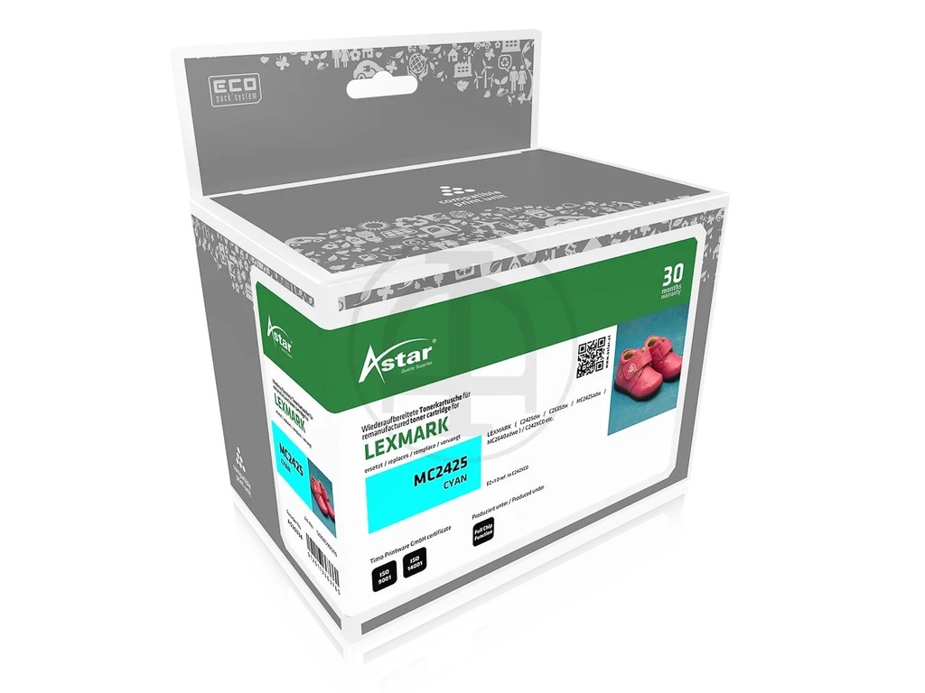 ASTAR AS20334 ASTAR LEXMARK C242XC0 toner cyan