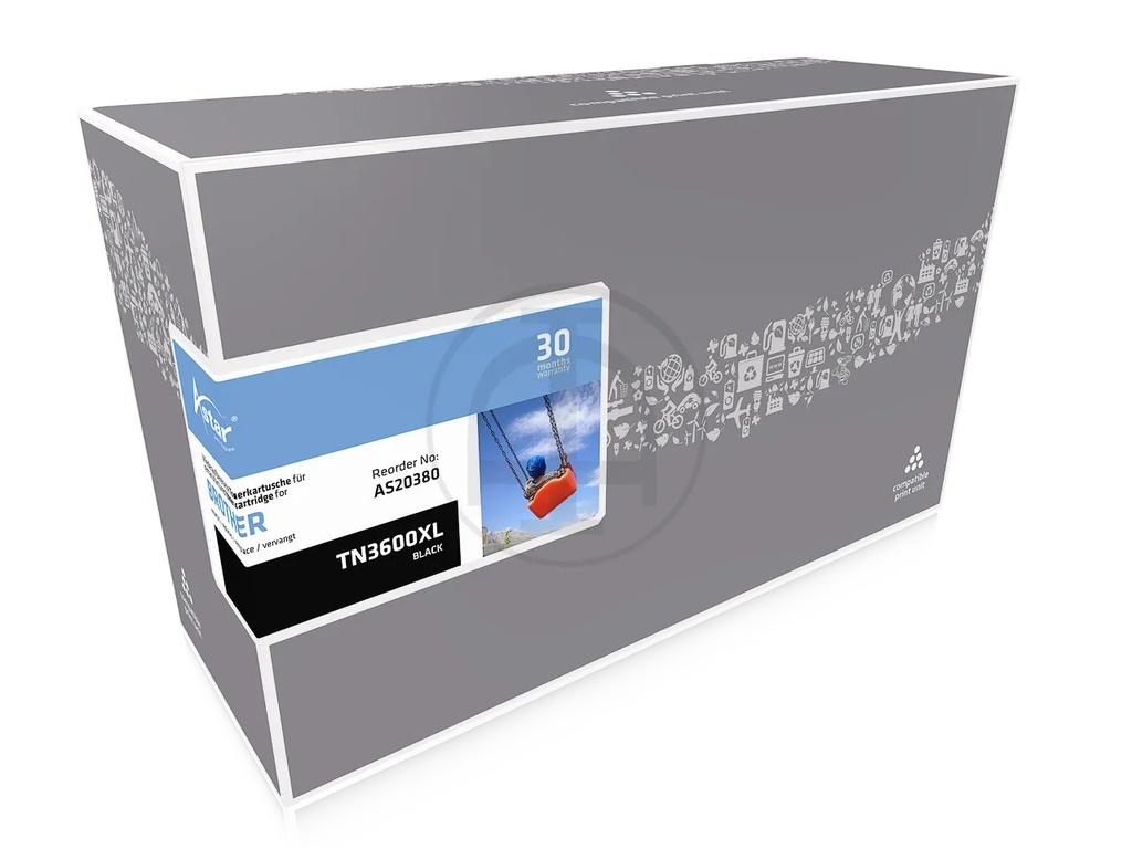 [120085991256] ASTAR AS20380 ASTAR BROTHER TN3600XL HL toner