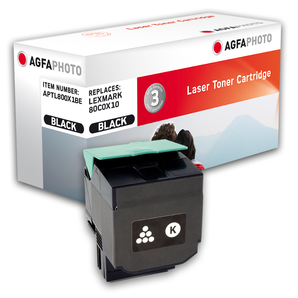 AgfaPhoto APTL800X1BE tonercartridge 1 stuk(s) Zwart