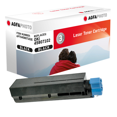 AgfaPhoto APTO45807102E tonercartridge 1 stuk(s) Zwart