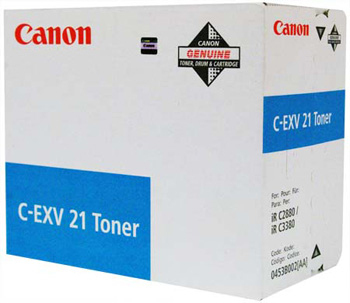 [121008440008] Canon C-EXV21 Cyan tonercartridge Origineel Cyaan