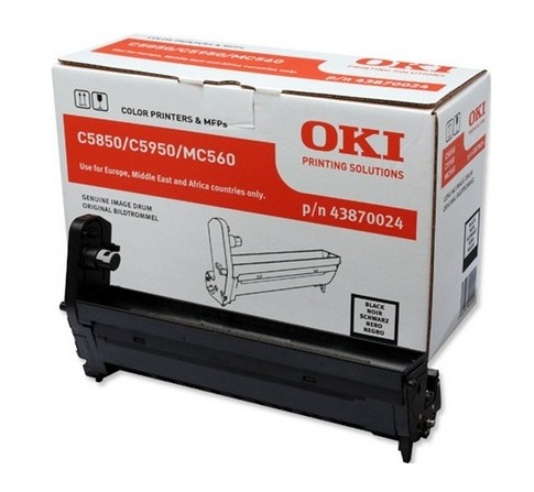 [121044440137] OKI Black image drum for C5850/5950 Origineel