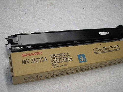 [125059440102] Sharp MX-31GTCA tonercartridge 1 stuk(s) Origineel Cyaan