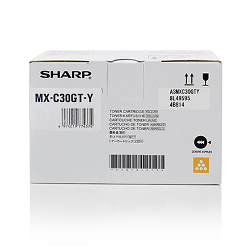 [125059440144] Sharp MXC30GTY tonercartridge 1 stuk(s) Origineel Geel