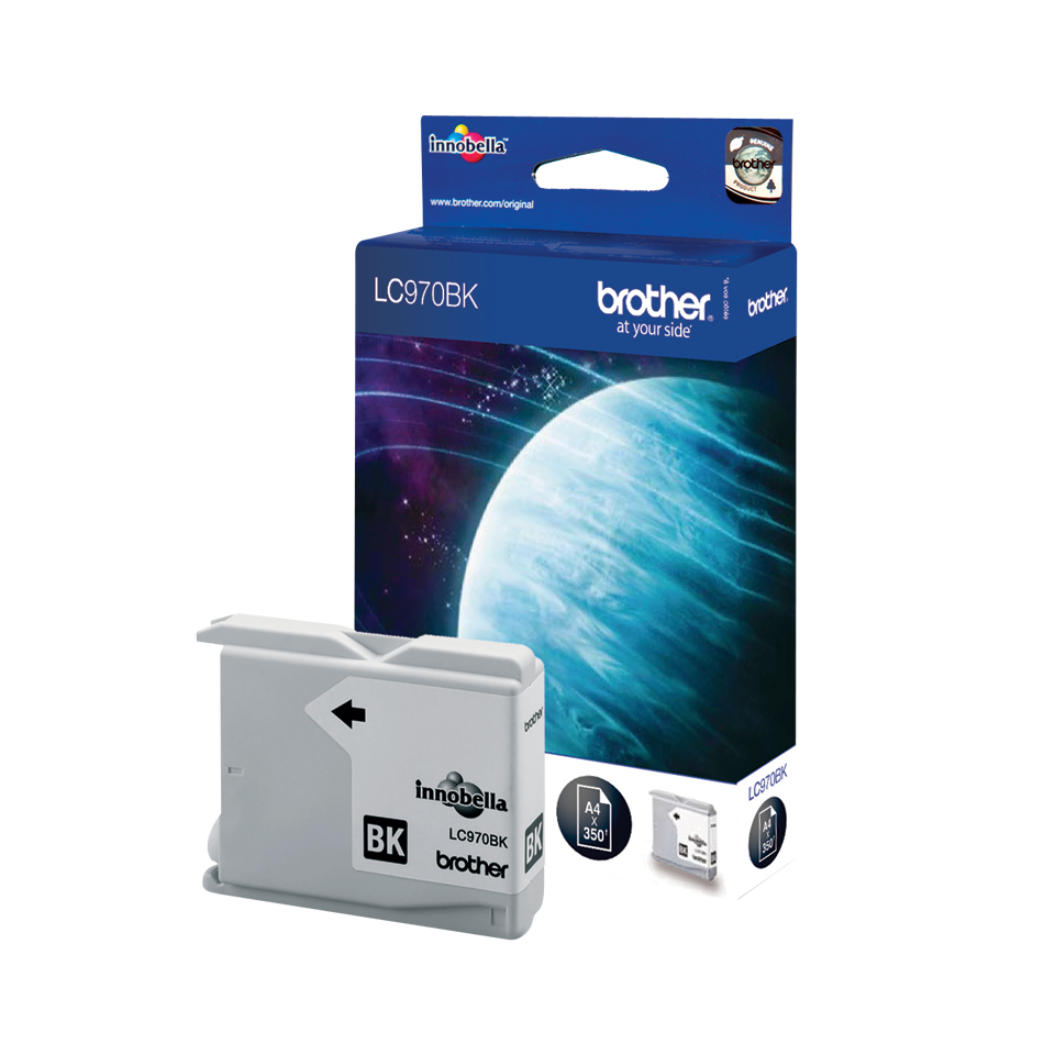 Brother LC970BK inktcartridge 1 stuk(s) Origineel Zwart