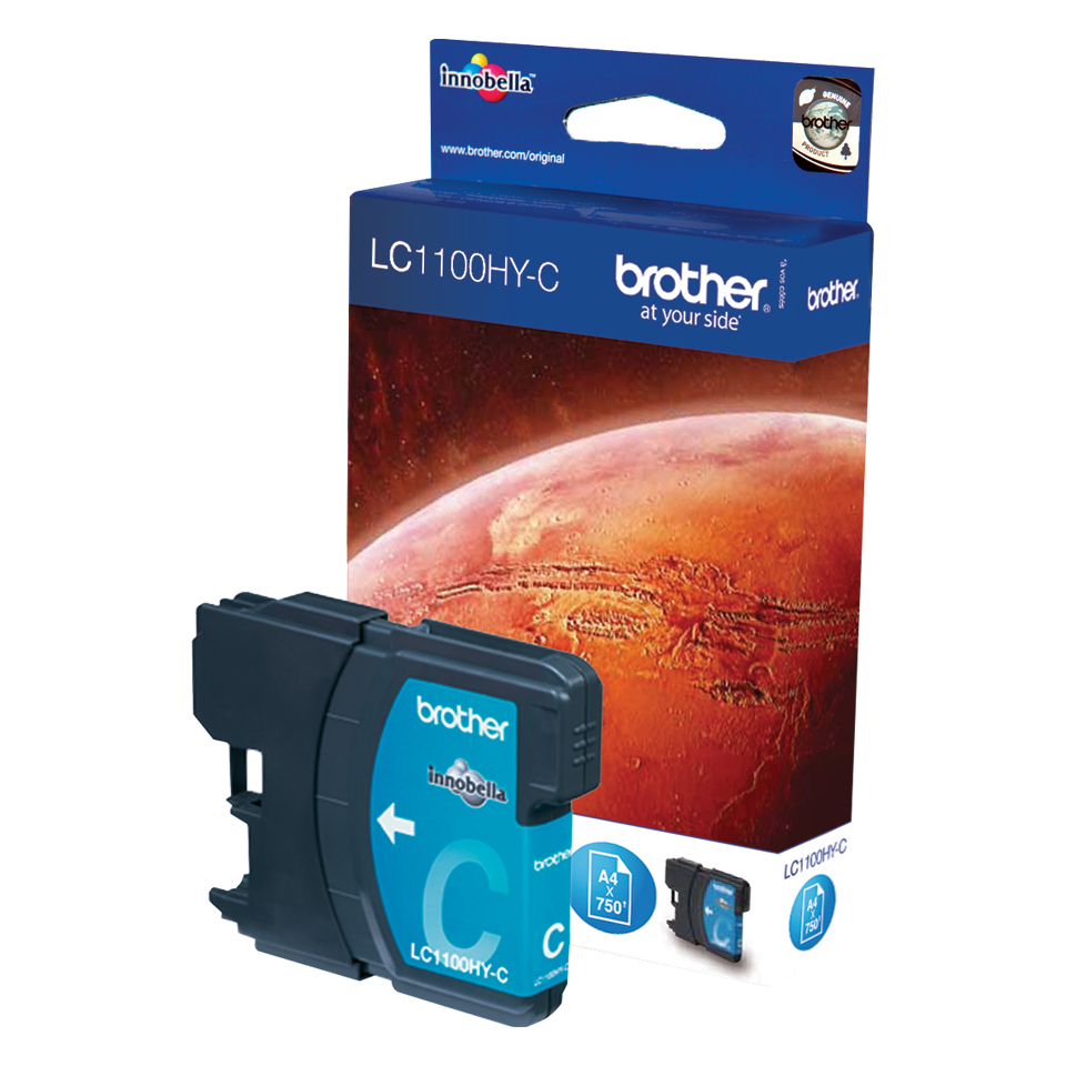 [170005440055] Brother LC1100HYC inktcartridge 1 stuk(s) Origineel Cyaan