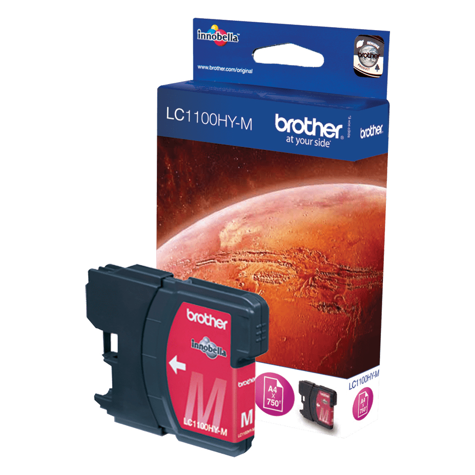 [170005440056] Brother LC1100HYM inktcartridge 1 stuk(s) Origineel Hoog (XL) rendement Magenta