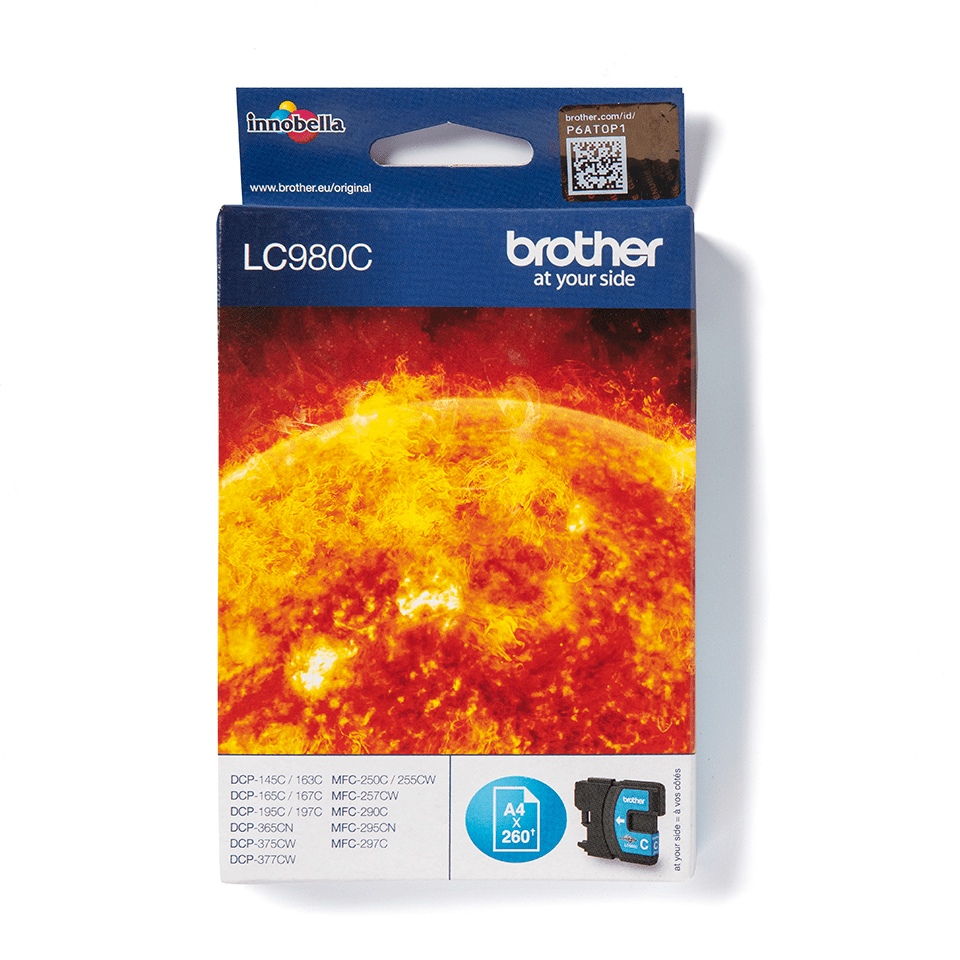 [170005440059] Brother LC980C inktcartridge 1 stuk(s) Origineel Cyaan