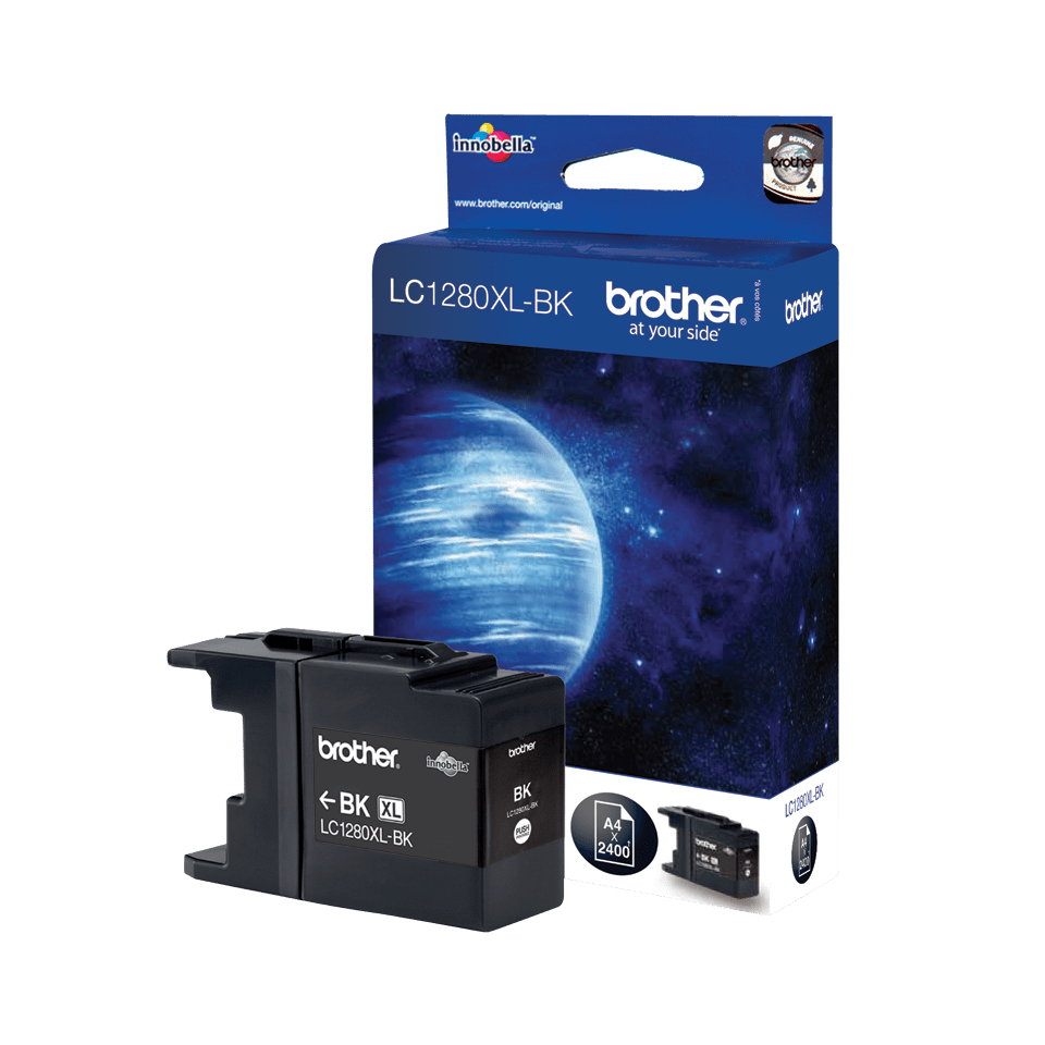 Brother LC1280XLBK inktcartridge 1 stuk(s) Origineel Zwart