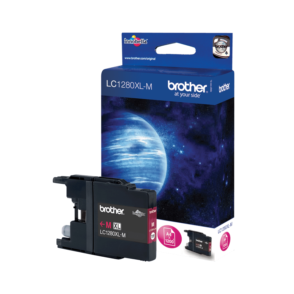 [170005440080] Brother LC1280XLM inktcartridge 1 stuk(s) Origineel Magenta