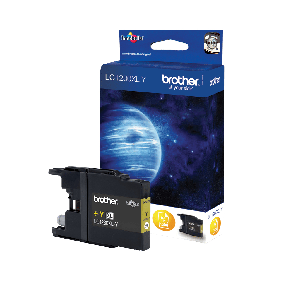 [170005440081] Brother LC1280XLY inktcartridge 1 stuk(s) Origineel Geel