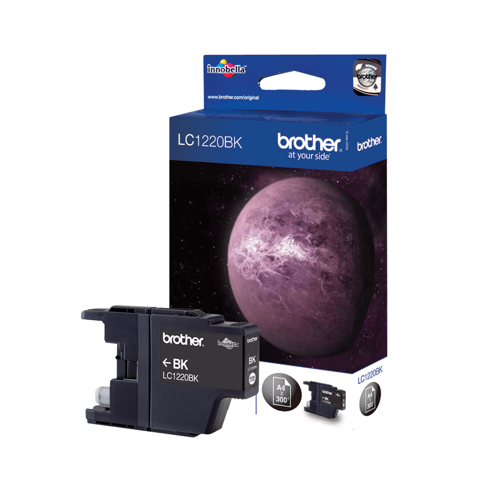 [170005440103] Brother LC1220BK inktcartridge 1 stuk(s) Origineel Zwart