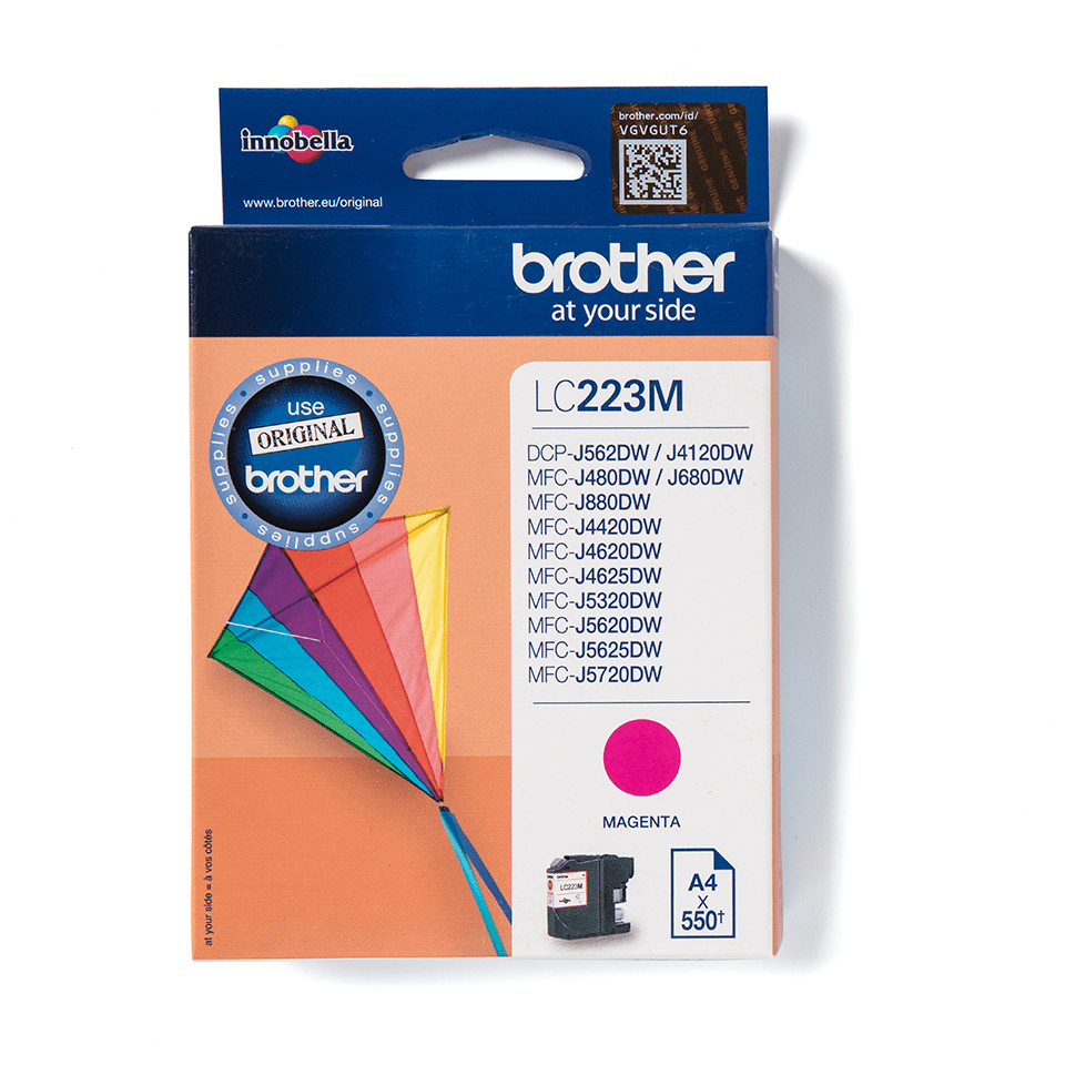 [170005440147] Brother LC223M inktcartridge 1 stuk(s) Origineel Magenta