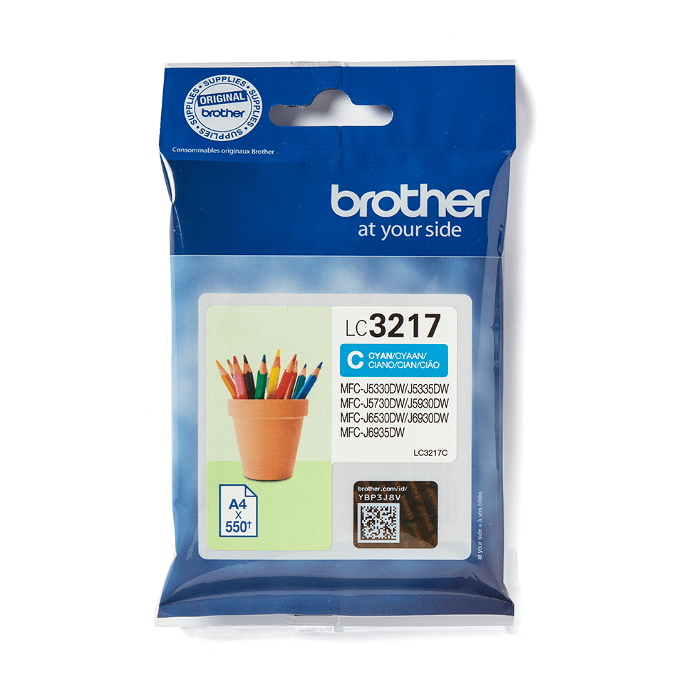 [170005440180] Brother LC3217C inktcartridge 1 stuk(s) Origineel Cyaan