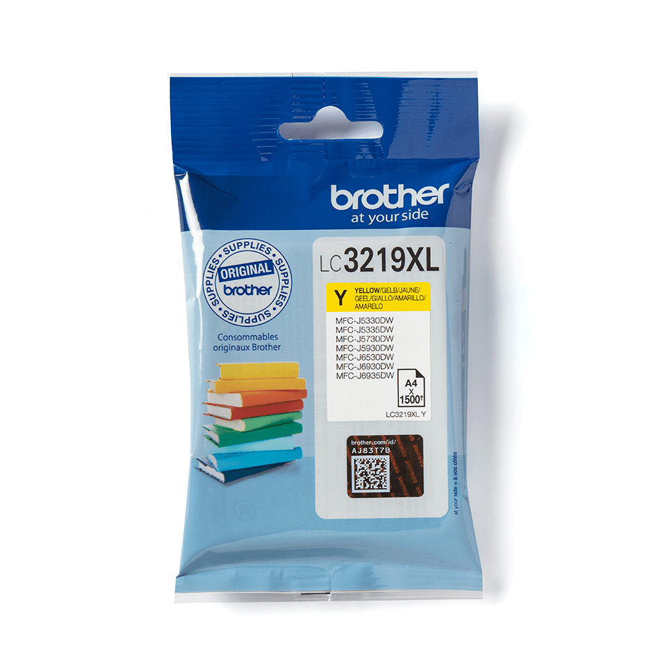 [170005440186] Brother LC3219XLY inktcartridge 1 stuk(s) Origineel Geel