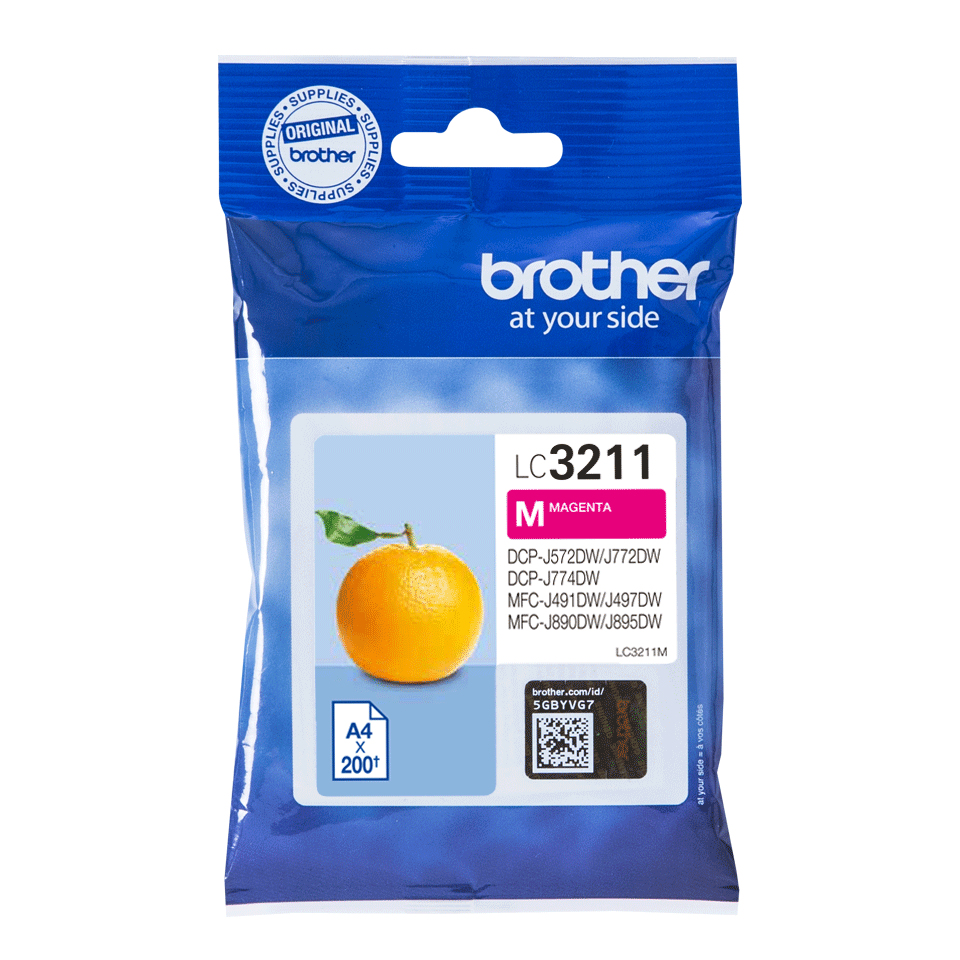 [170005440196] Brother LC3211M inktcartridge 1 stuk(s) Origineel Magenta