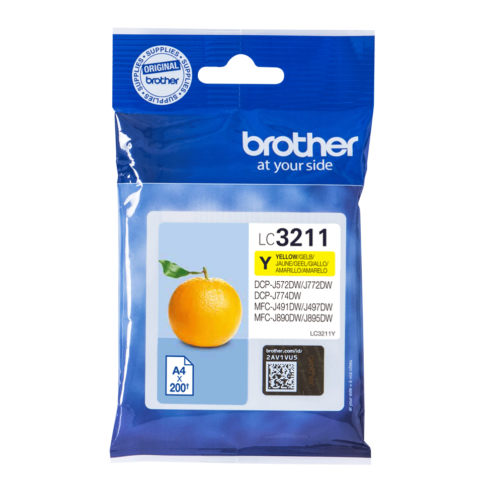 [170005440197] Brother LC3211Y inktcartridge 1 stuk(s) Origineel Geel