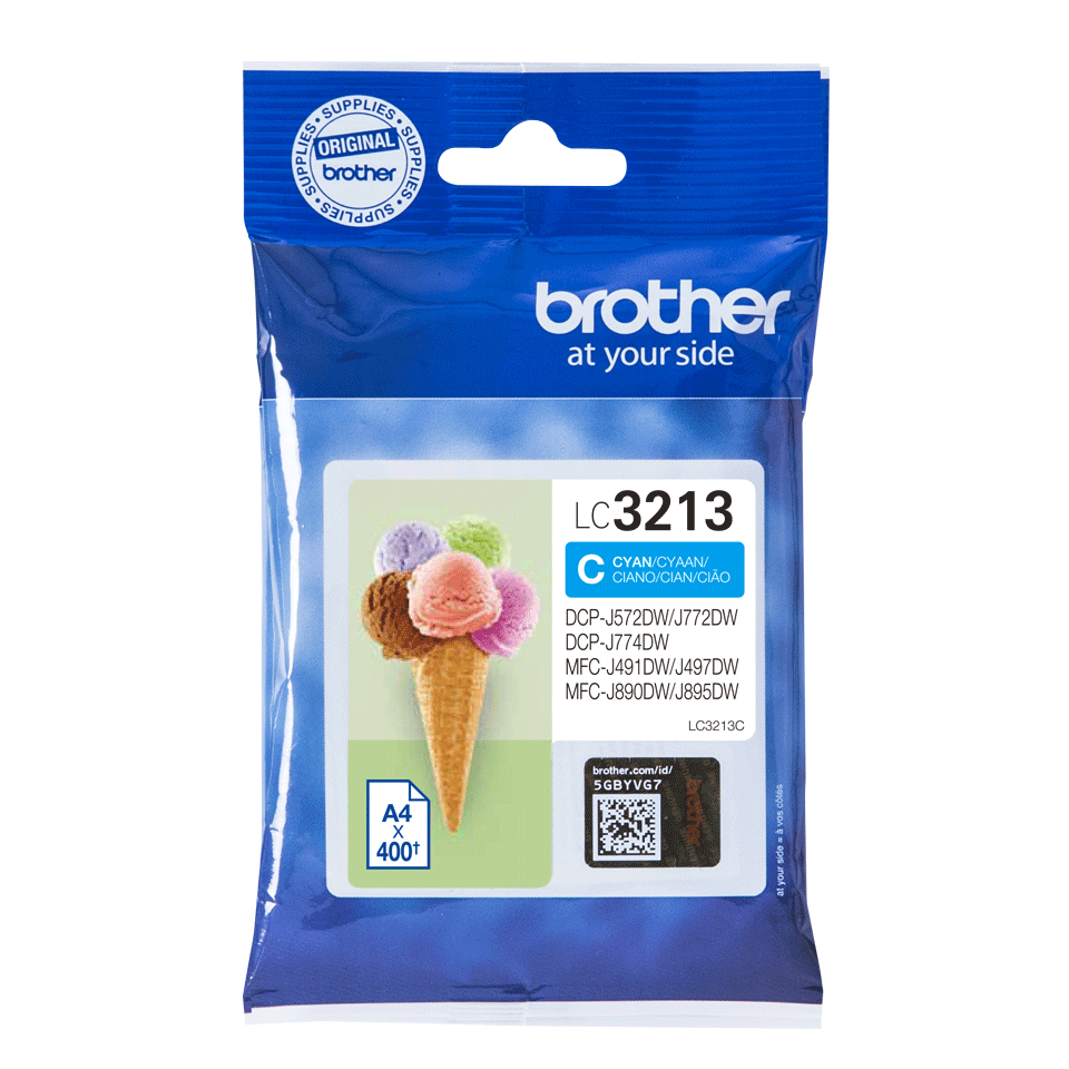 [170005440199] Brother LC3213C inktcartridge 1 stuk(s) Origineel Cyaan