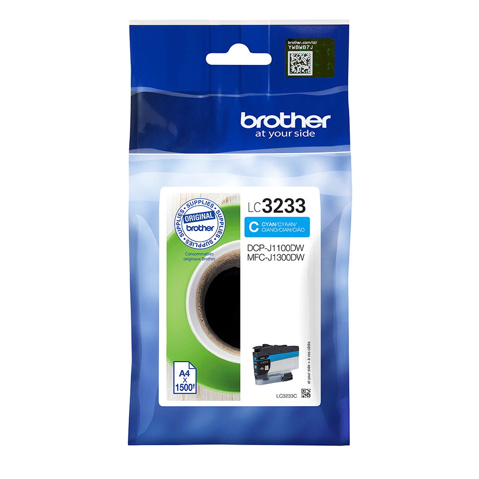 [170005440209] Brother LC3233C inktcartridge 1 stuk(s) Origineel Cyaan