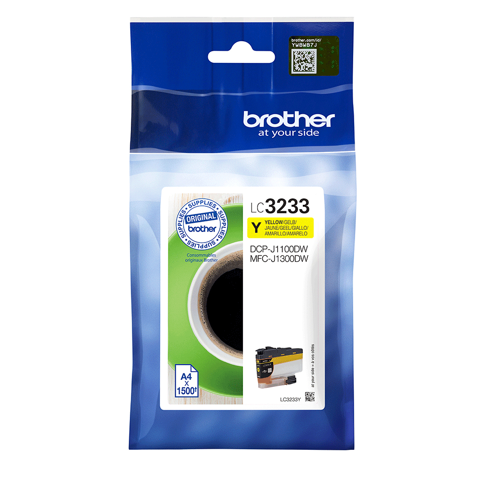[170005440211] Brother LC3233Y inktcartridge 1 stuk(s) Origineel Geel