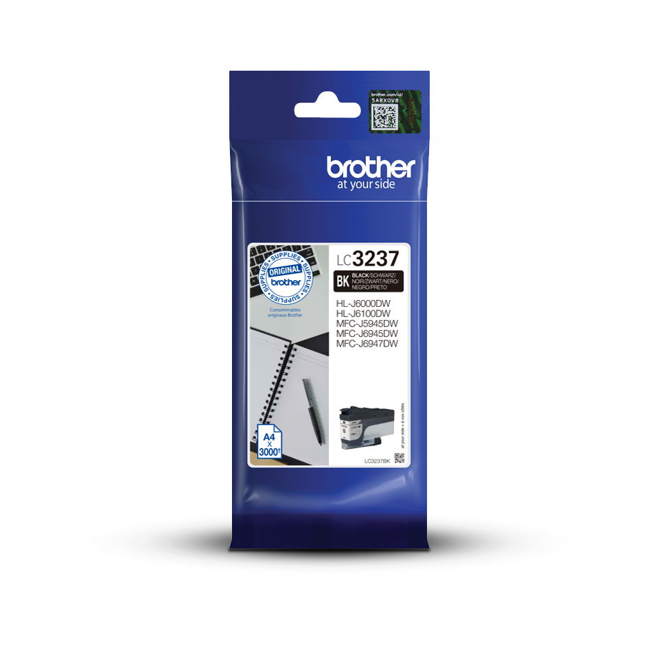 [170005440216] Brother LC3237BK inktcartridge 1 stuk(s) Origineel Zwart