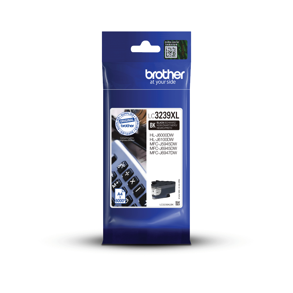 [170005440220] Brother LC-3239XLBK inktcartridge 1 stuk(s) Origineel Hoog (XL) rendement Zwart