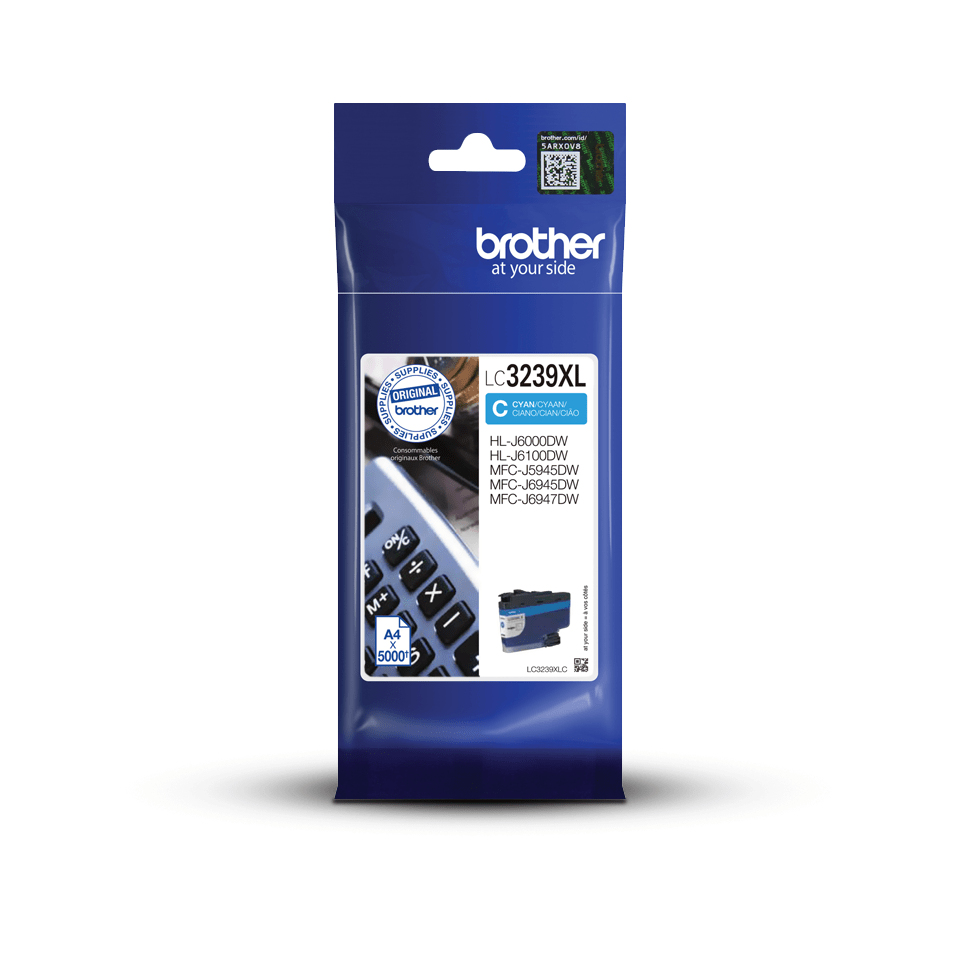 [170005440221] Brother LC3239XLC inktcartridge 1 stuk(s) Origineel Cyaan
