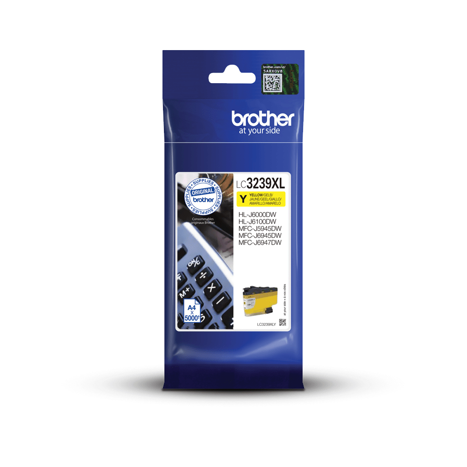 [170005440223] Brother LC-3239XLY inktcartridge 1 stuk(s) Origineel Hoog (XL) rendement Geel