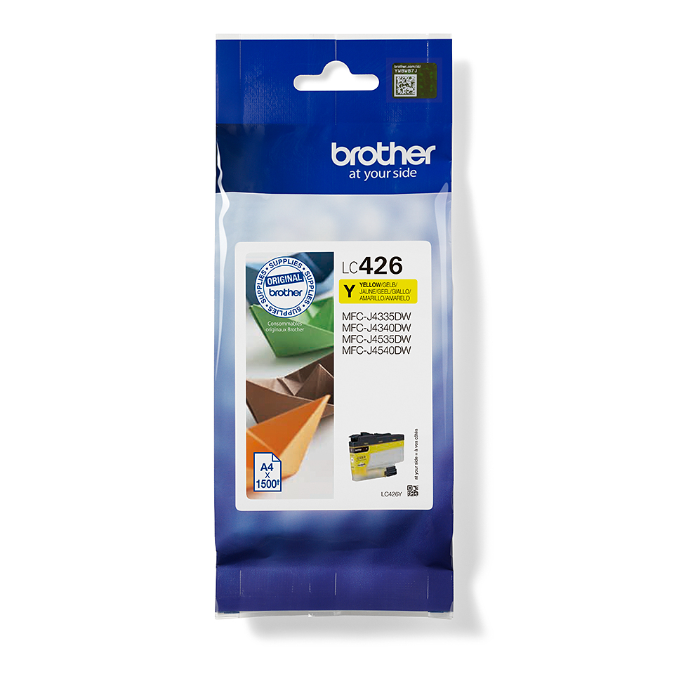 [170005440265] Brother LC426Y inktcartridge 1 stuk(s) Origineel Geel