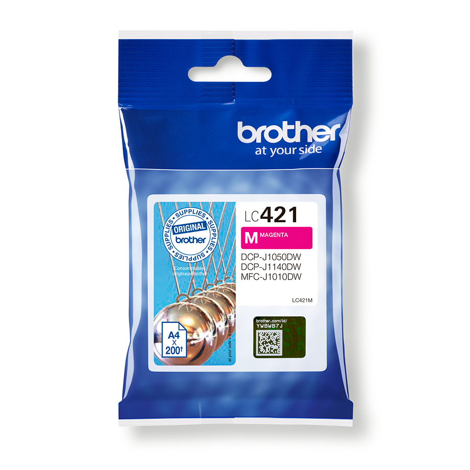 [170005440272] Brother LC421M inktcartridge 1 stuk(s) Origineel Magenta
