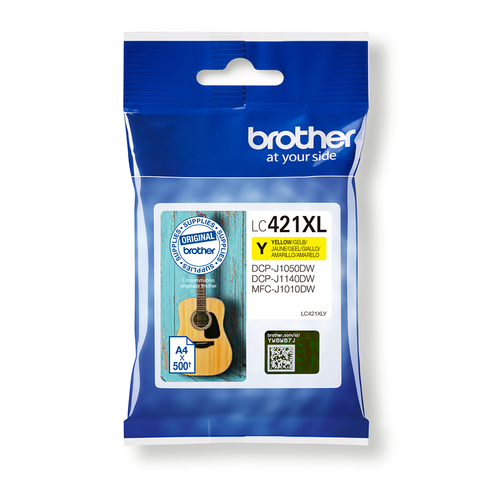 [170005440276] Brother LC421XLY inktcartridge 1 stuk(s) Origineel Geel