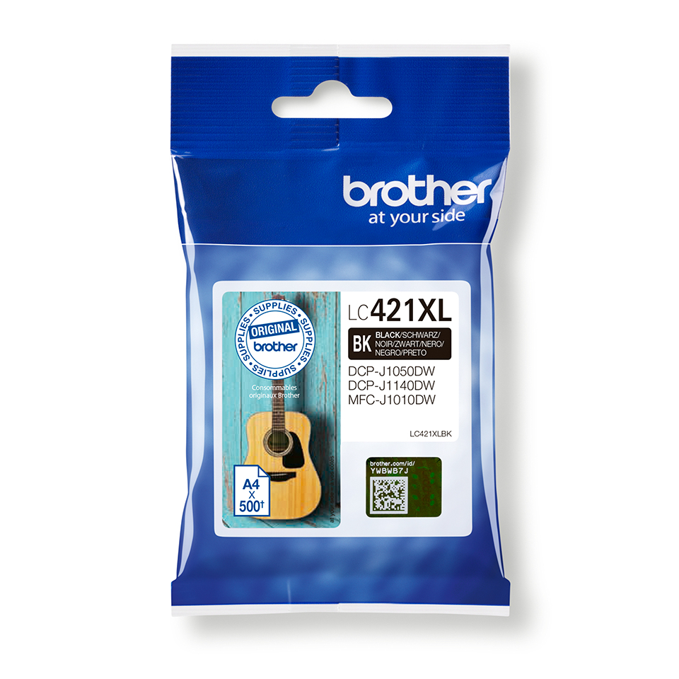 [170005440277] Brother LC421XLBK inktcartridge 1 stuk(s) Origineel Zwart