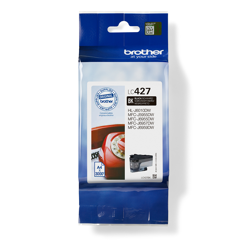 [170005440282] Brother LC427BK inktcartridge 1 stuk(s) Origineel Zwart