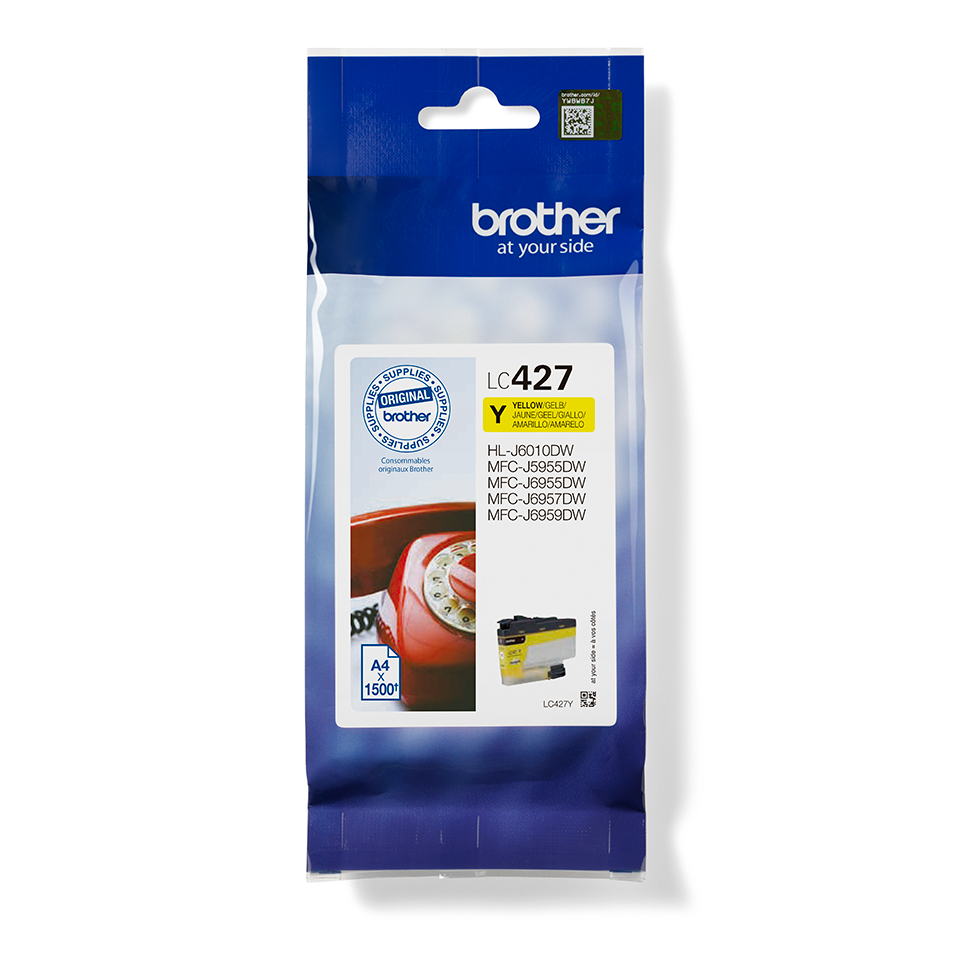 [170005440285] Brother LC427Y inktcartridge 1 stuk(s) Origineel Geel