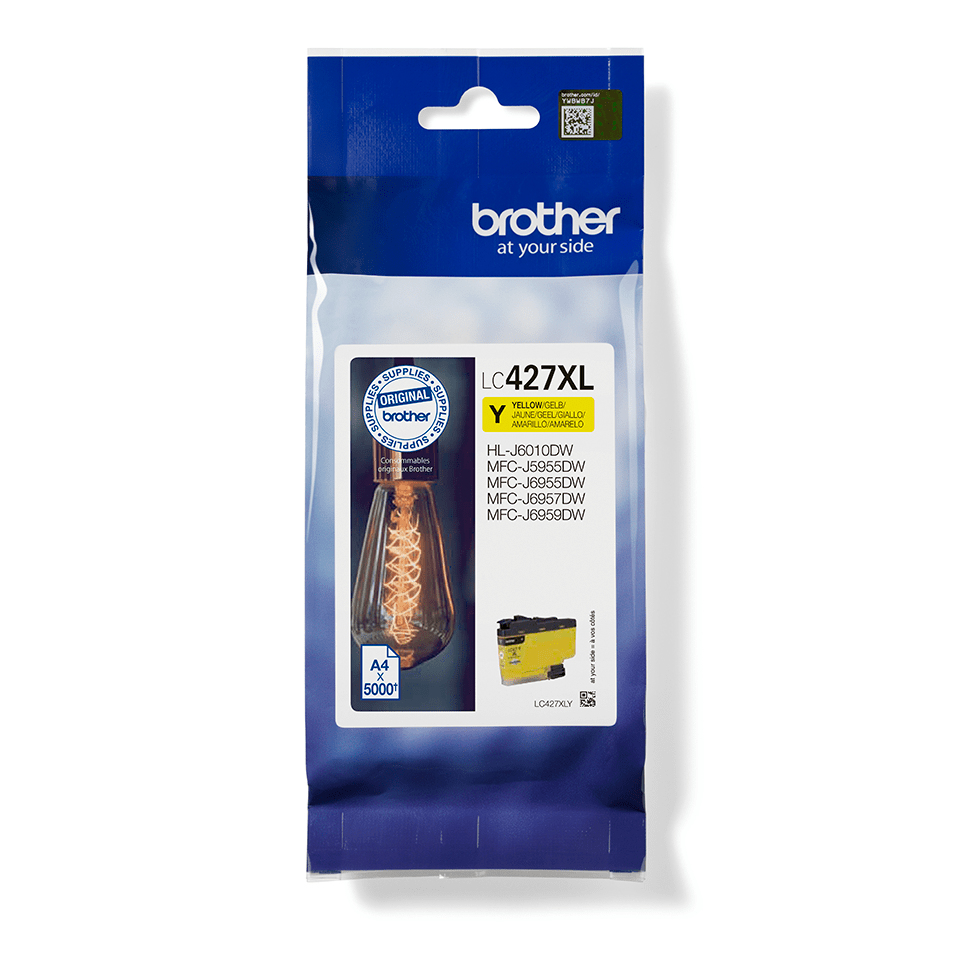 [170005440289] Brother LC427XLY inktcartridge 1 stuk(s) Origineel Geel